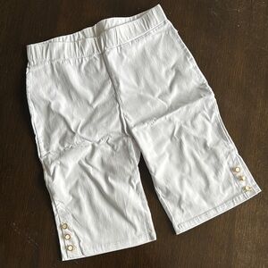 Espresso Women's White Bike Shorts